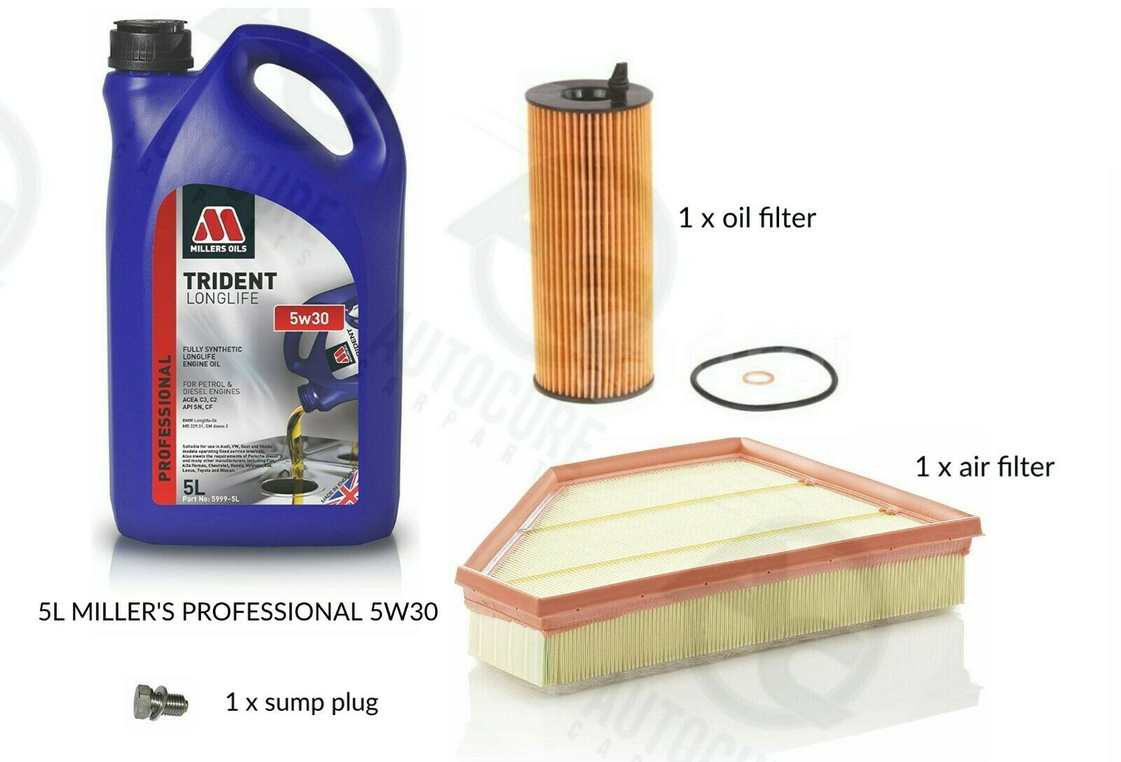 FOR BMW 3 SERIES 2.0 320D M SPORT E90 DIESEL SERVICE KIT OIL & AIR 2007-2012
