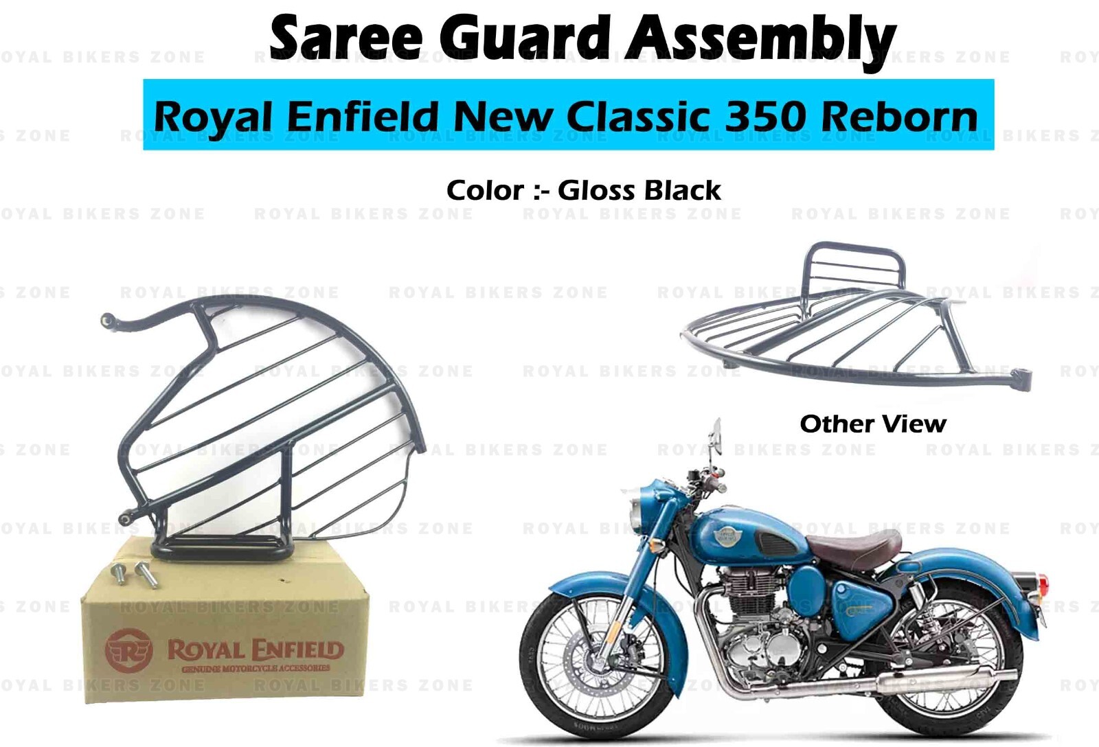 royal enfield classic 350 saree guard price