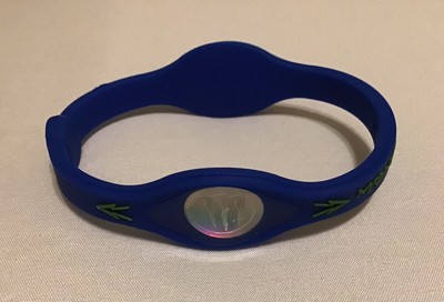 Performance Tech MONSTER ENERGY Blue Silicon Body M Balance Wristband-NEW NO BOX