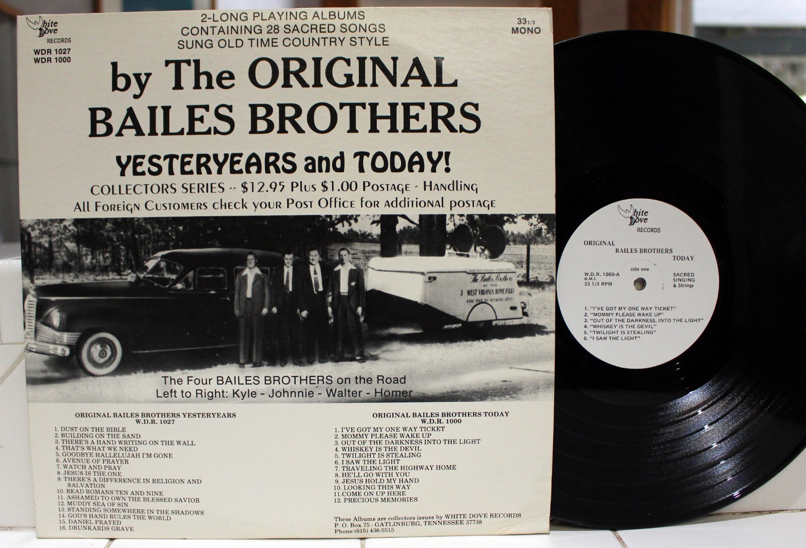 Rare Country 2-LP - The Original Bailes Brothers