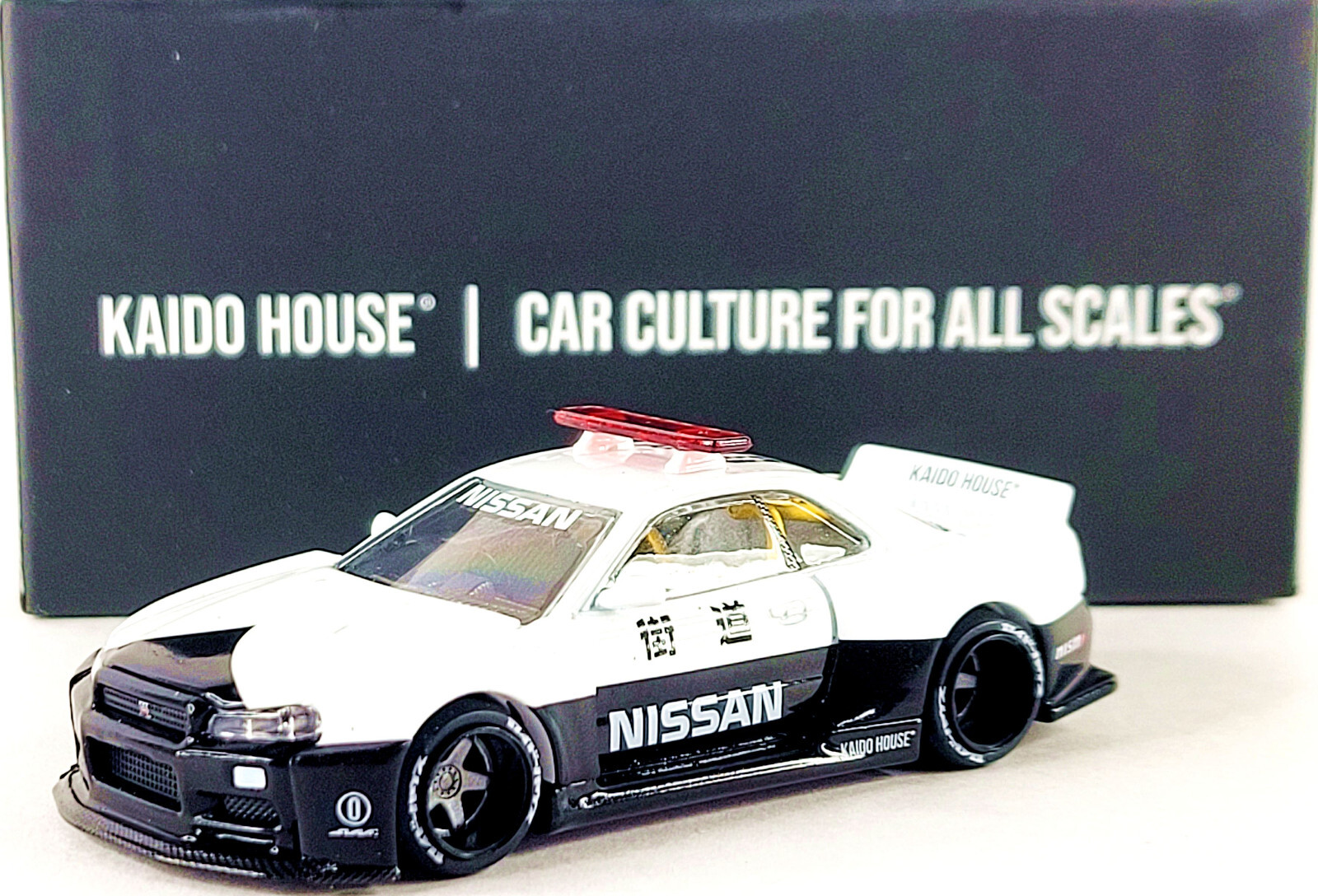 Kaido House x Mini GT Nissan GT-R R34 (V2 Aero) 🚨 Police