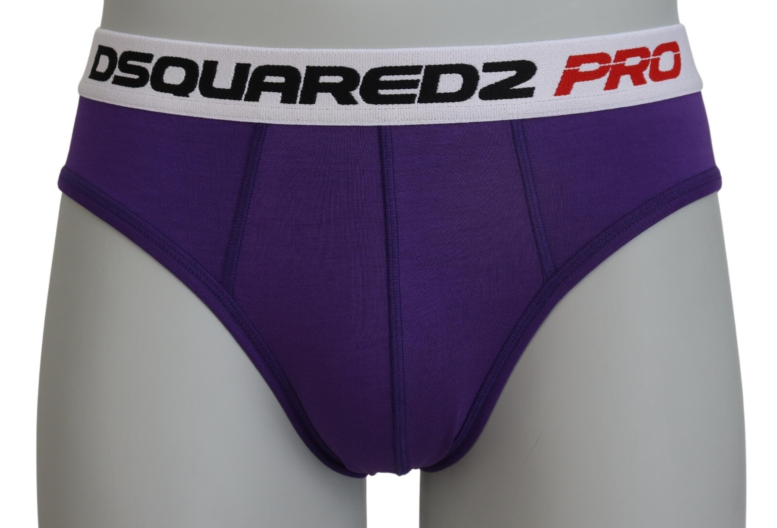 

DSQUARED2 Undewear Фиолетово-белые мужские эластичные трусы из модала с логотипом IT5 / США  80 долларов США, Фиолетовый