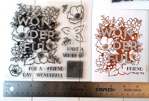 Birthday mother's day friend Clear stamp and dies card making SHIPS FROM CANADA