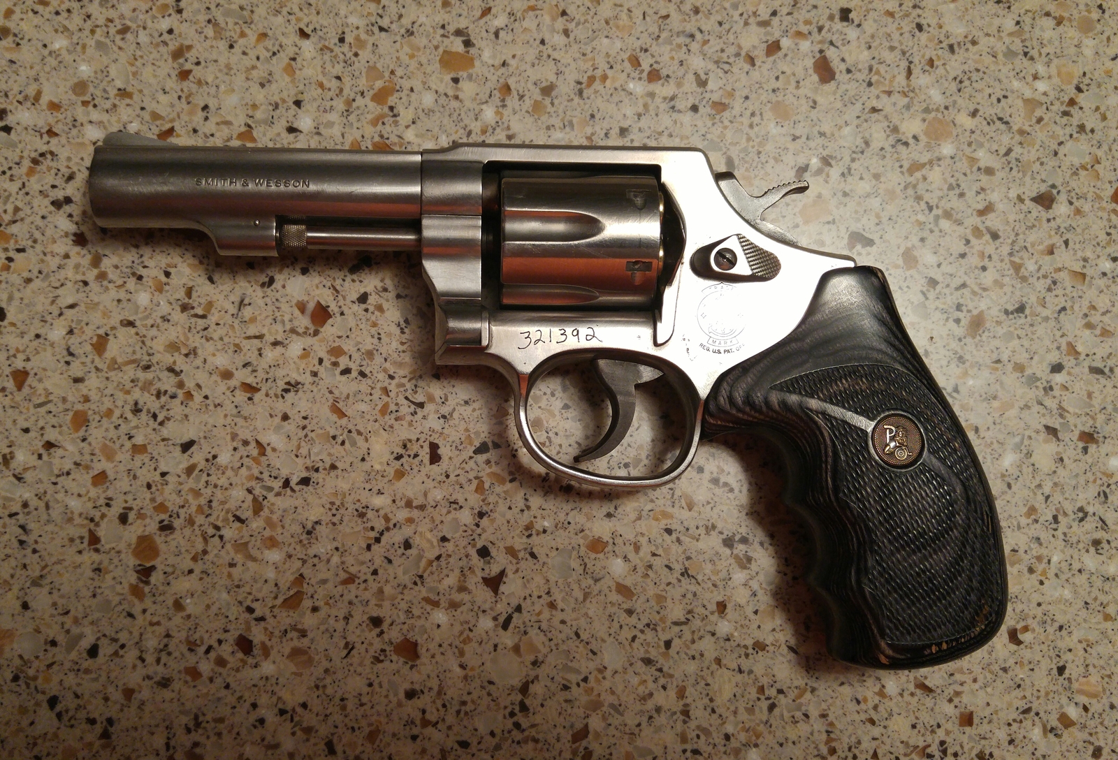 Pachmayr Renegade Custom Wood Revolver Grips for S&W K/L Frame Models