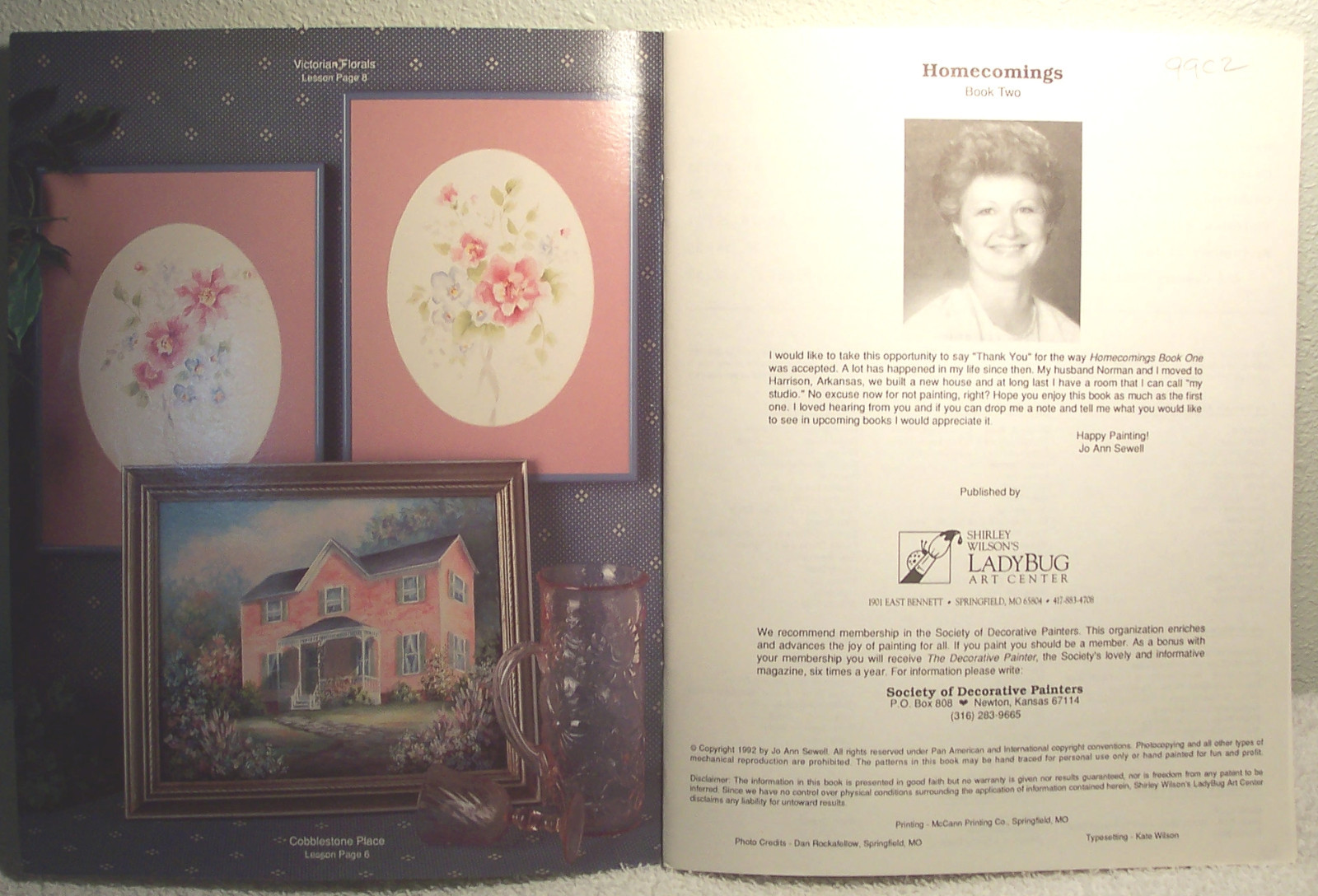 HOMECOMINGS Book Two by Jo Ann Sewell 1992 acrylic with oil conversion art Book