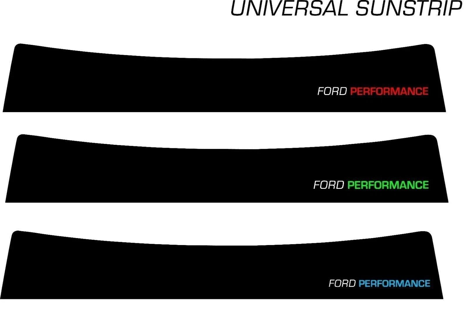 Ford F150 Performance Sunstrip Graphics Sun Windshield Banner Decal