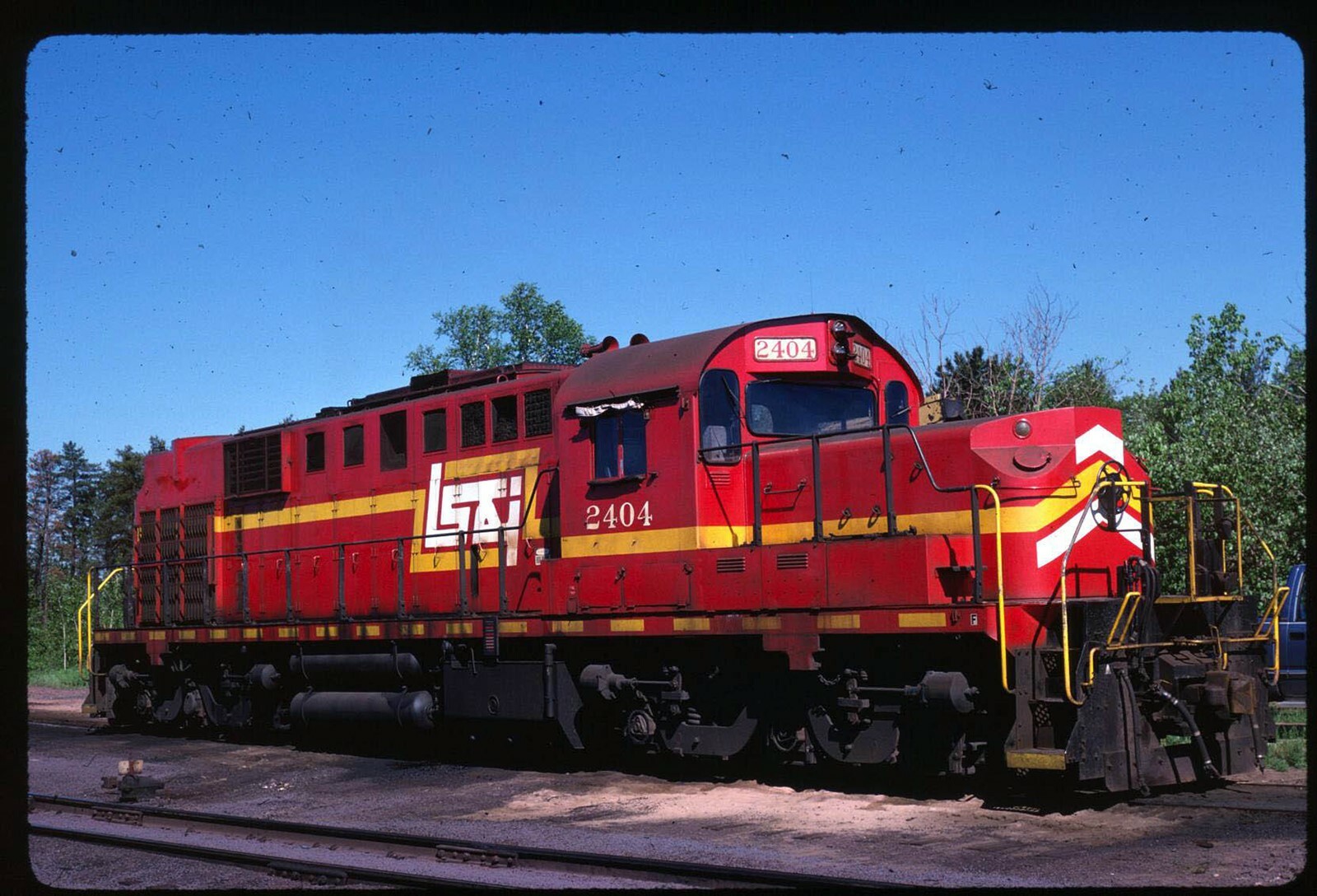 Original Rail Slide - LSI Lake Superior & Ishpeming 2404