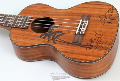 Amahi C-49 Solid Koa Tenor Ukulele