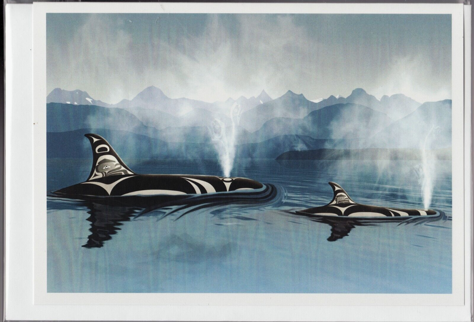 BREATH - Kwakiutl Killer Whales - Orca - by Andy Everson - New 6