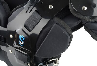 Sports Unlimited Stealth Adult Football Shoulder Pads, New