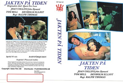JAKTEN PA TIDEN aka QUEST FOR LOVE / SWEDISH VIDEO SLEEVE / GEBE VIDEO LABEL