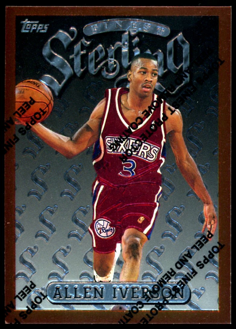 その他 Allen Iverson rc auto topps 1996-97 Topps Allen Iverson Rookie Card #171 PSA 10 Gem Mint