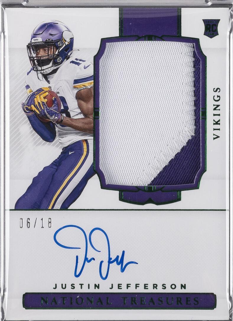2020 Panini National Treasures Justin Jefferson #170 for sale | eBay