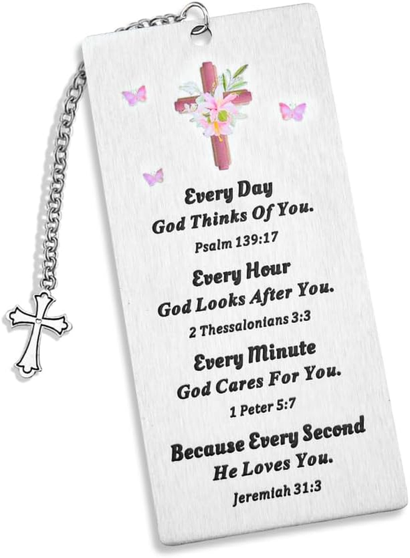 Christian Religious Gifts for Womens Faith Cross Bookmark for Teen Girl Graduati