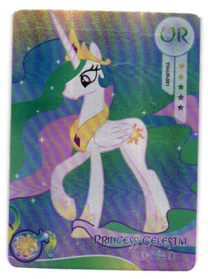 PRINCESS CELESTIA UR YH-UR-081 KAYOU Official My Little Pony CCG Card