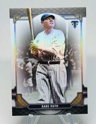 2022 Topps Triple Threads Base Card Babe Ruth New York Yankees #60