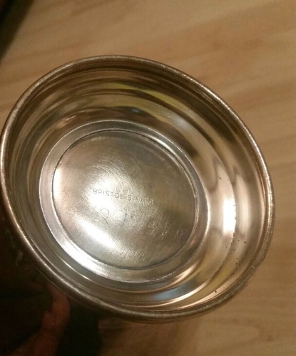 Bristol Silver Co. E.P.C. Water Pitcher, C. 1950's, Footed VGC 10