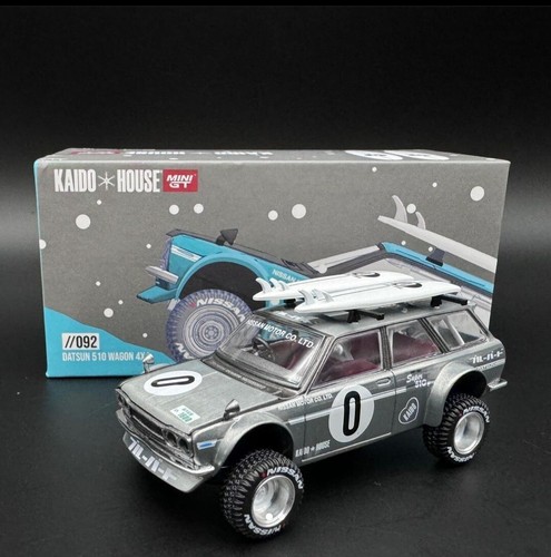 Kaido House x Mini GT 1:64 Datsun 510 Wagon Surf Safari 4x4