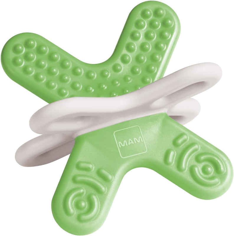 Baby Teething Ring MAM Bite & Relax Soother Toy BPA Free Comfort 4+ Months