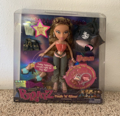 2003 MGA BRATZ The Funk N Glow Fall Limited Edition Collection Yasmin RARE/NRFB