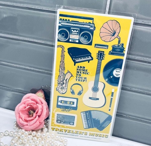 Traveler's Company for Traveler’s Notebook Music  Lover 2019 Plastic Sheet