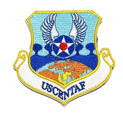 U.S. AIR FORCE CENTRAL COMMAND USCENTAF FULL COLOR PATCH (AFE) USAF