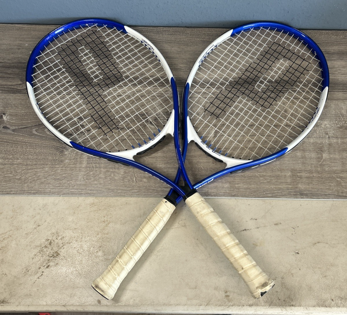 Pair of (2) Prince Rage Tennis Racquets Power Soft Grommet