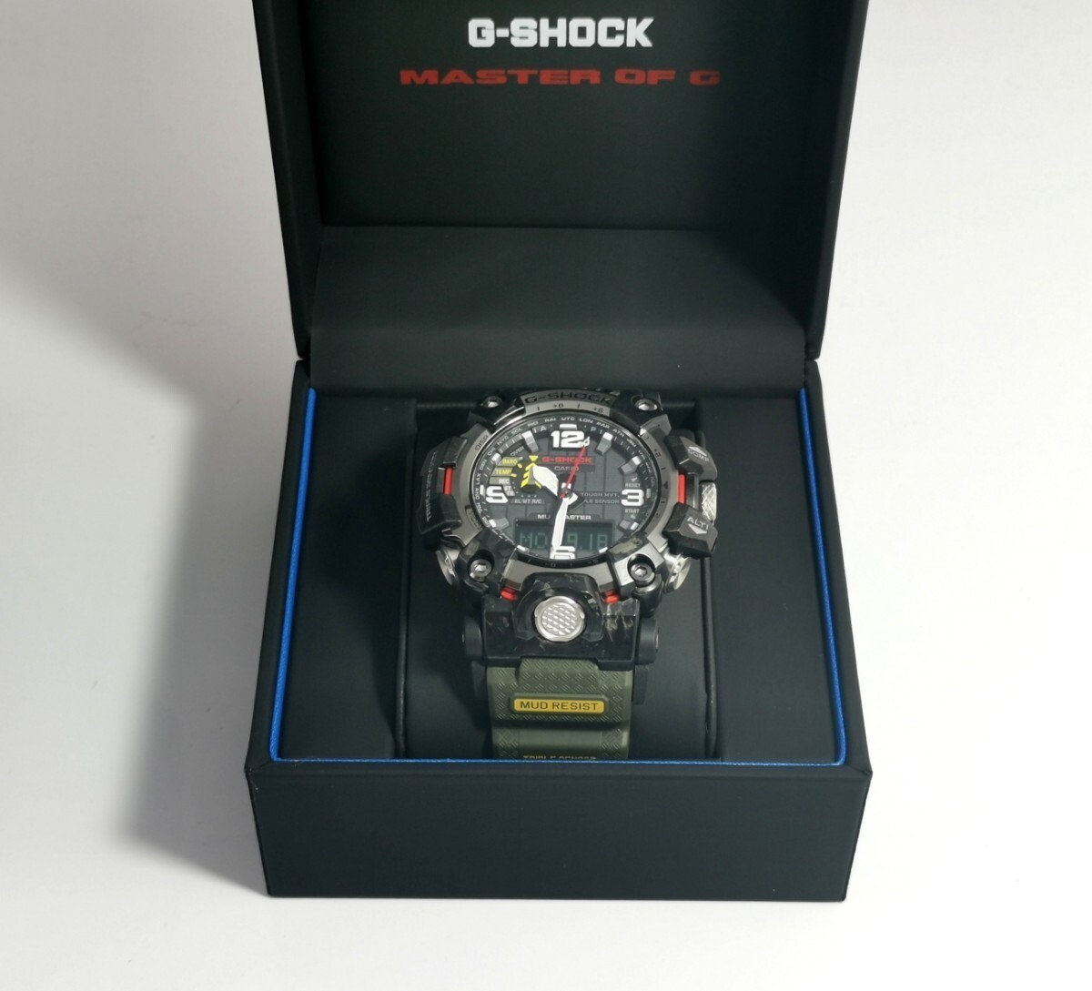 Pre-owned Casio G-shock Mudmaster Green Gwg-2000-1a3jf Men's Watch Express From Japan