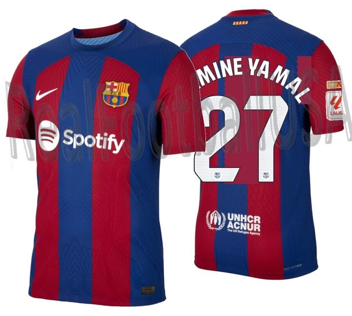 NIKE LAMINE YAMAL FC BARCELONA ADV MATCH HOME JERSEY 2023/24 NIKE LAMINE YAMAL FC BARCELONA ADV MATCH HOME JERSEY 2023/24