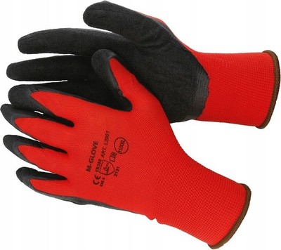 Rtela 8 Beschichtete Arbeitshandschuhe Latex Gr. M (24 Paar) Ce M-glove