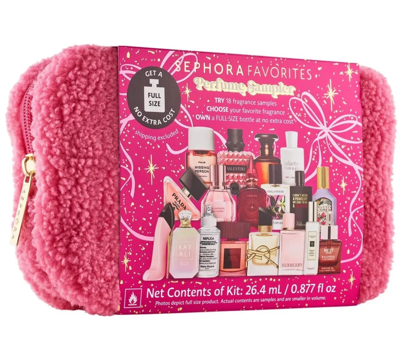 SEPHORA FAVORITES Perfume 18 Pc Sampler NO CERTIFICATE New