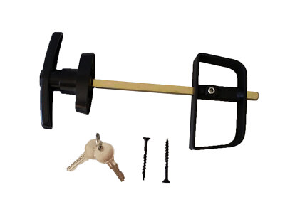6-1/2'' T Handle Locks Shed Doors, Gates, Playhouses, Coops & More Qty Discounts