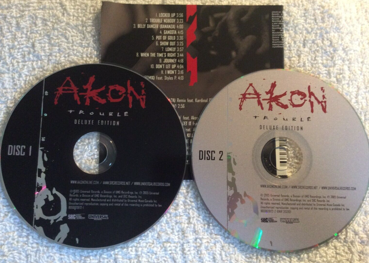 Akon Trouble Deluxe Edition 2枚組 CD Akon – Trouble – 2 x CD (Deluxe Edition, Album, Reissue