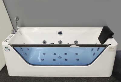 JETTED BATHTUB ,Whirlpool & Air Massage, waterfall,Air-Bubbl ,Heater.US Warranty