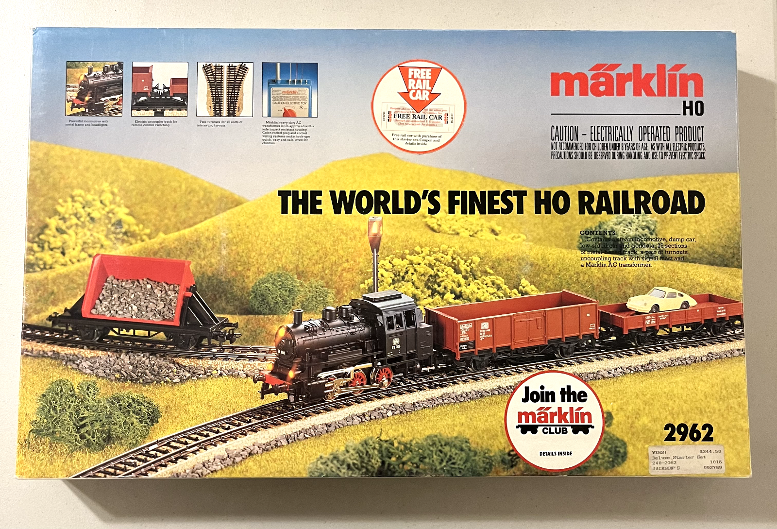 Rare Marklin 2962 HO Gauge Steam Starter Train Set | eBay