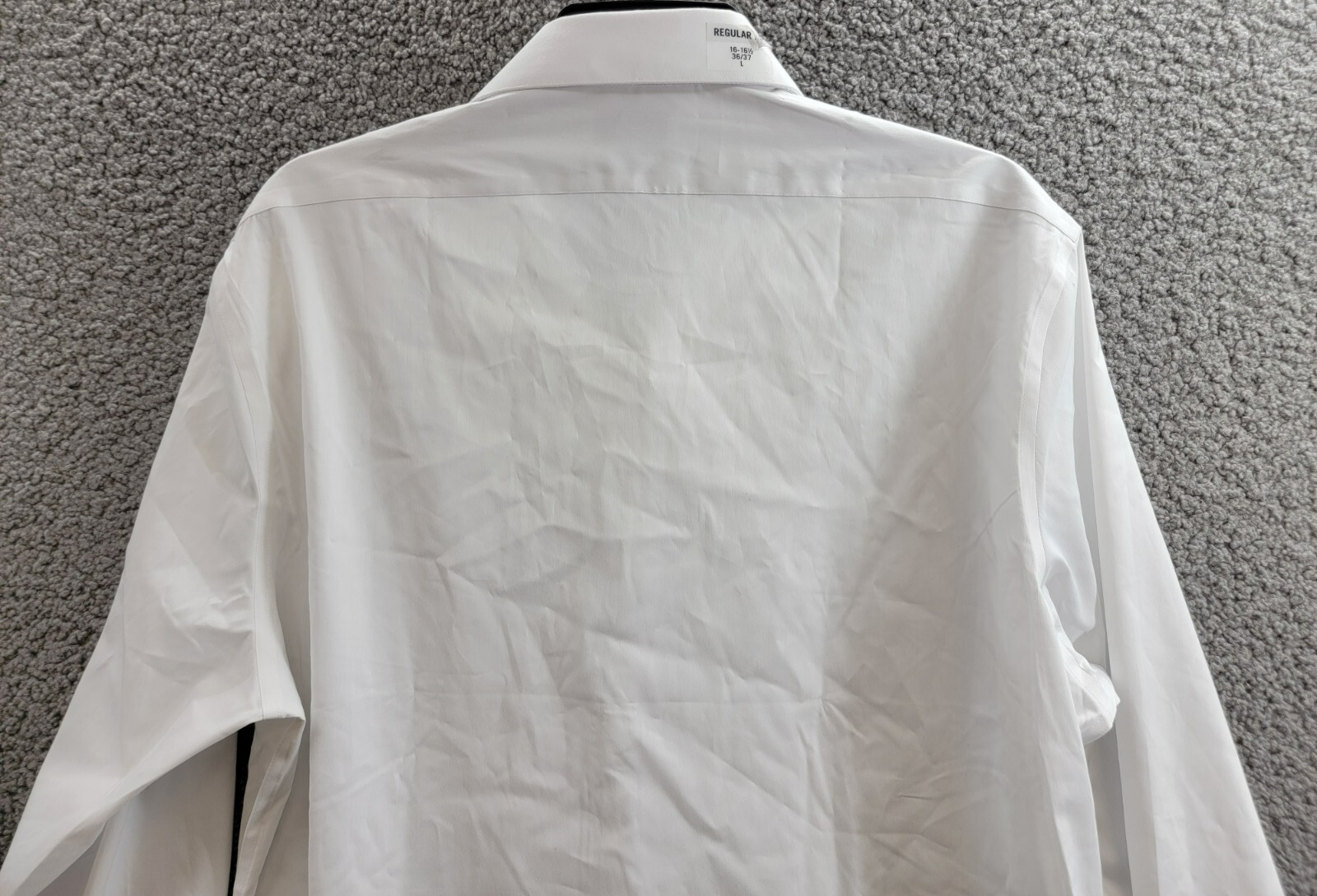 Calvin Klein Infinite Color Regular Fit Dress Shirt Men's L 16-16.5 36-37 White - Picture 14 of 19
