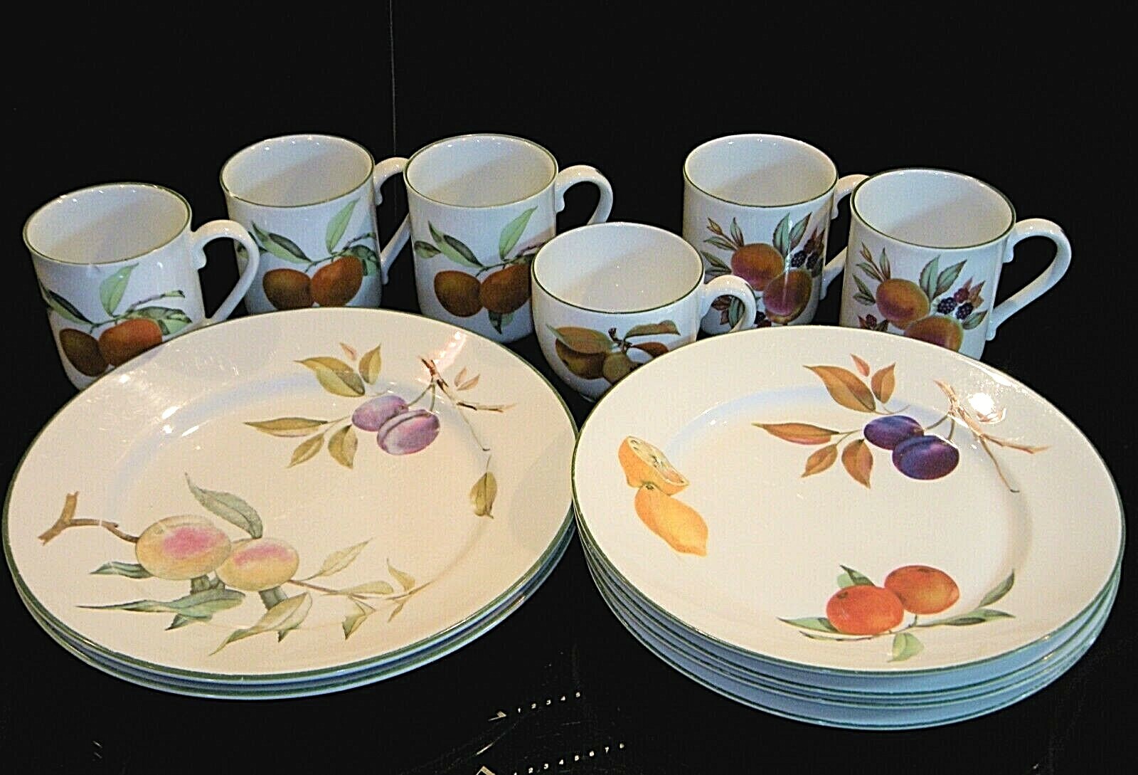  Worcester Evesham 皿 4枚セット Royal Worcester 