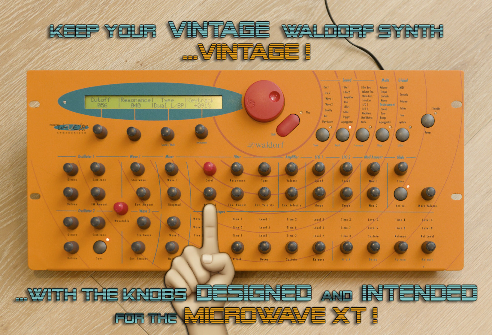 Waldorf Microwave XT/XTk - Full Set of 44+2 New Replacement Waldorf Microwave XT/XTk - Full Set of 44+2 New Replacement