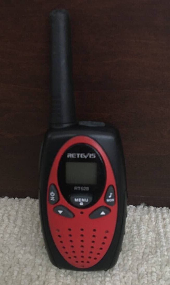 Walkie Talkie Retevis RT628 Single Device With Belt Clip Red Tested
