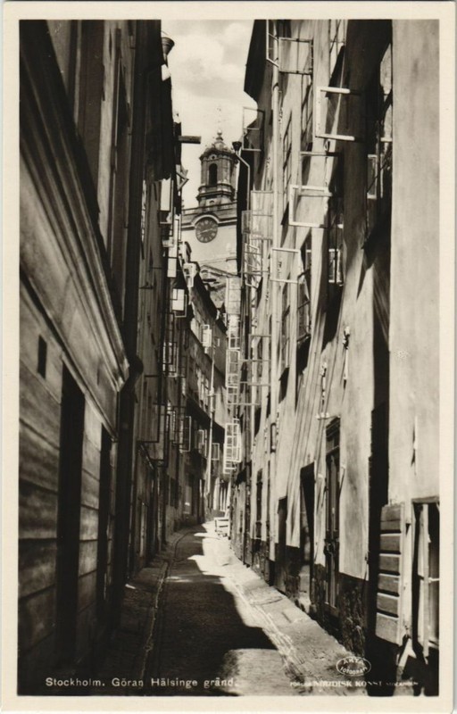 Cpa Ak Stockholm Goren Halsinge Grand Sweden (1118698)