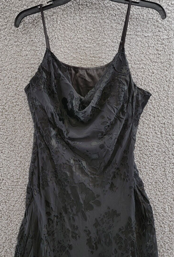 ASTR the Label Aubrielle Dress Women's XS Black Cowl Neck Sleeveless Lined Zip - Picture 3 of 16