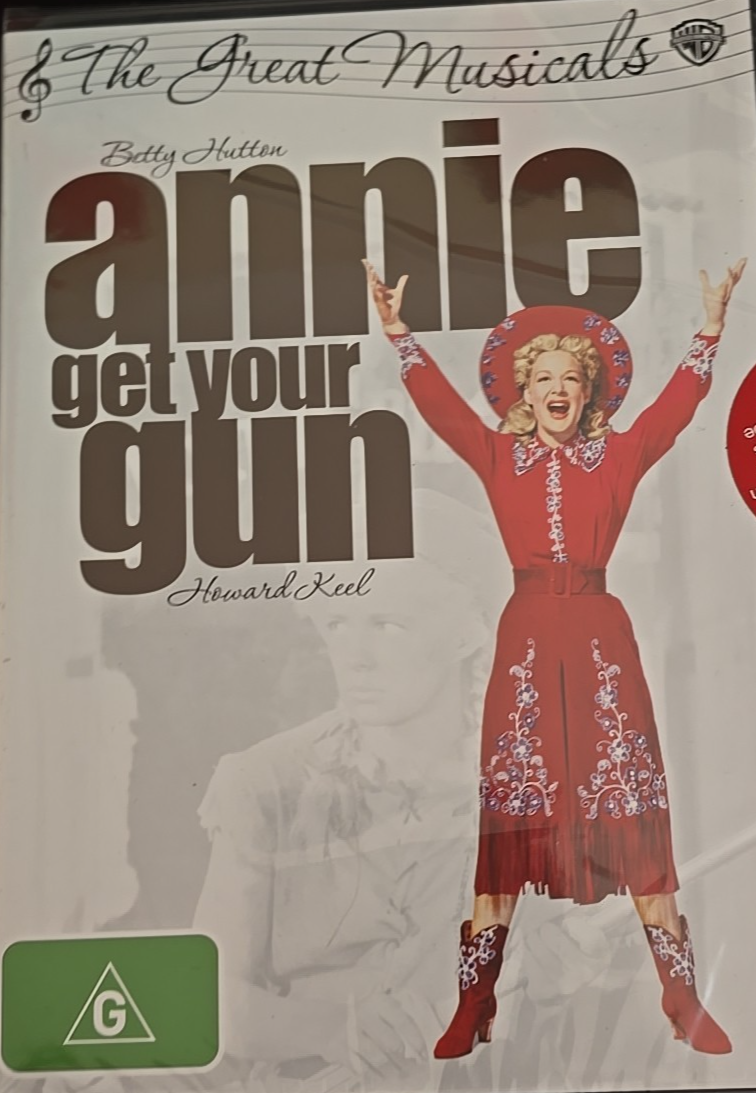 Annie Get Your Gun : Betty Hutton : NEW DVD : Region 4 *Rare DeAgostini Cover*