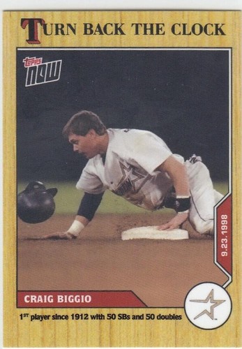 2020 Topps Now Turn Back the Clock - Craig Biggio #177