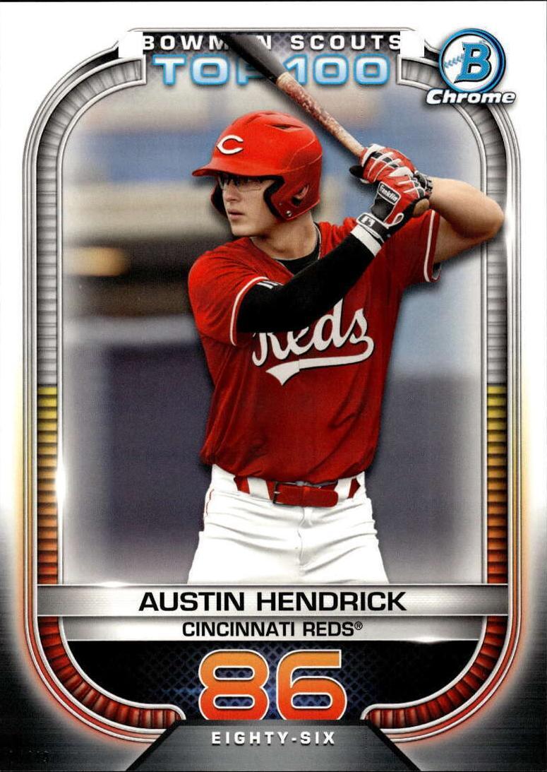 2021 Bowman - Bowman Scouts Top 100 Austin Hendrick #BTP-86 5x7 /49 (RC ...