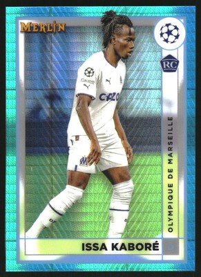 2022-23 Topps Merlin UEFA Aqua Prism Refractors #75 Issa Kabore