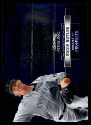 Eddie Butler Card 2012 Bowman Sterling Prospect Autographs #EB 
