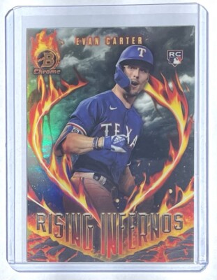 2024 Bowman - Rising Infernos #RI-5 Evan Carter (RC)
