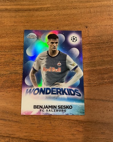 Benjamin Sesko 2022-23 Topps Chrome UEFA Club Wonderkids