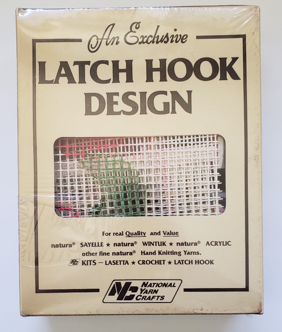 National Yarn Crafts Christmas Latch Hook Kit Happy Snowman XP63 Frosty NEW