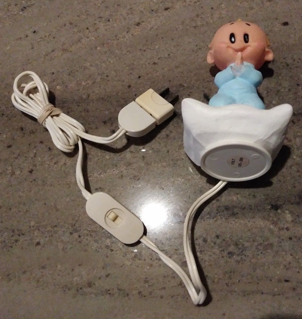 Vintage Chicco Baby Night Light Works Great, Original Box